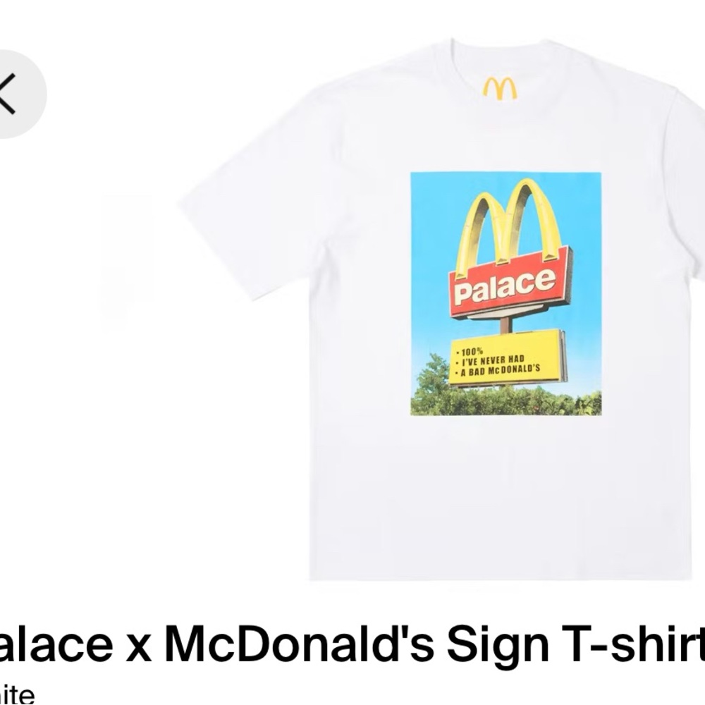 PALACE White Graphic Short Sleeve Tee